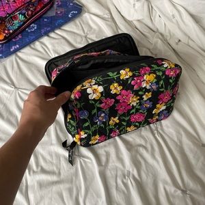 Vera Bradely large makeup bag.